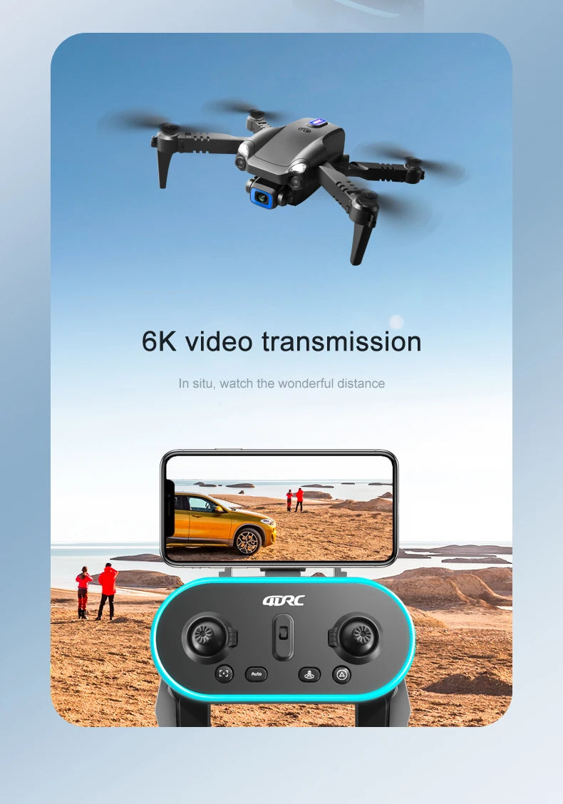 V20 Drone, 6k video transmission in situ, watch the wonderful distance aur