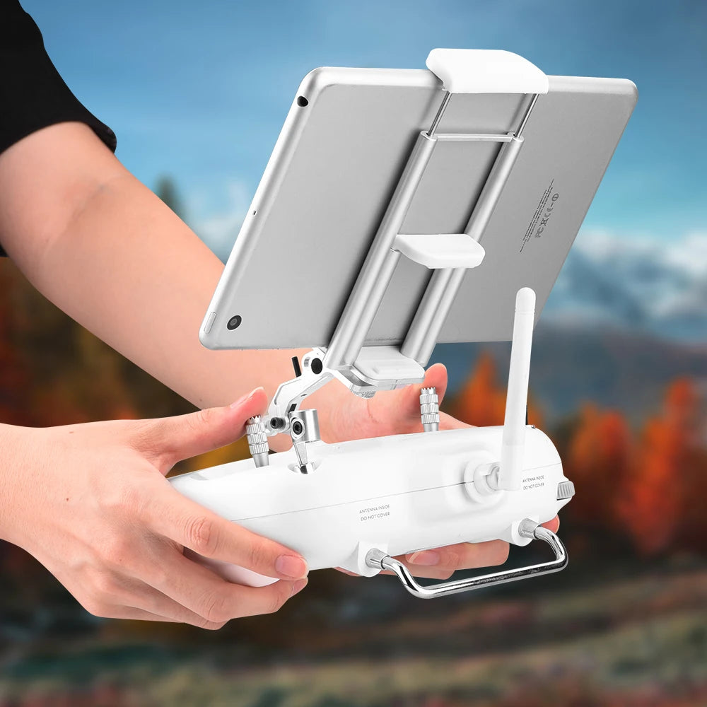 Tablet Holder Bracket for DJI Phantom 3 Standard SE 2 Vision for fimi 1080P Drone Remote Controller Phone Stand Mounting 8 not Fit DJI Phantom 3 Professional / Advanced, Can hold smartphone at width from 55-