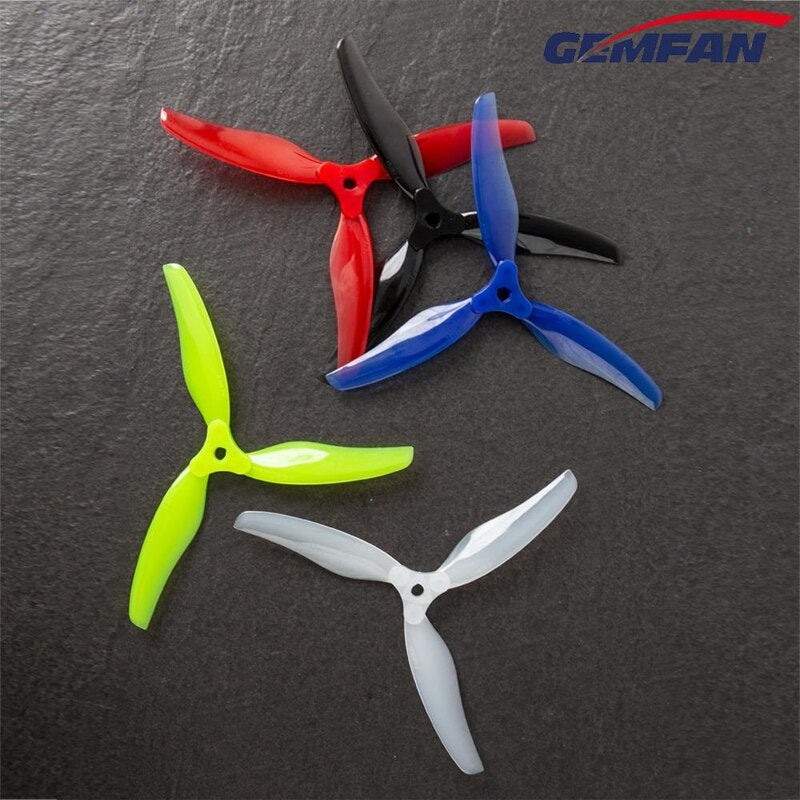10Pairs GEMFAN Floppy Proppy F5135 F6030 5.1/ 6inch Foldable 3-Blade Propeller - for FPV Freestyle Long Range 4/6S 5/6inch Drones