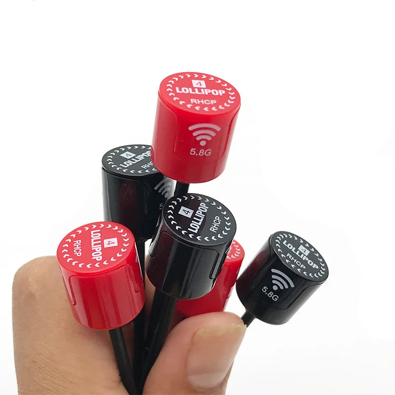 Lollipop 4 Smaller and lighter 5.8G 2.5dBi Gain RHCP Antenna SMA RP-SMA MMCX UFL Connector For RC FPV Racing Drone Model 9 Lollipop 4 5.8G 2.5dBi Gain RHCP Antenna