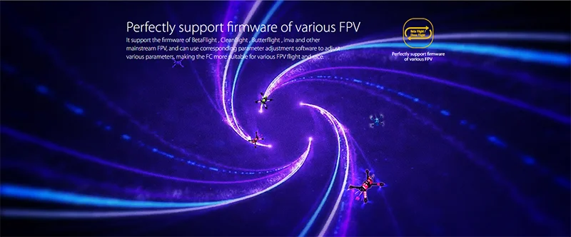 Hobbywing XRotor F7 Flight Controller, firmware of various FPV nwuppcuefinrraied