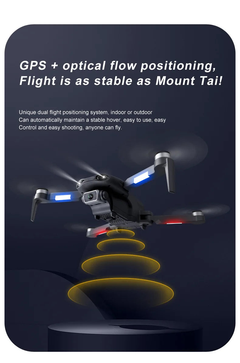 F9 drone, gps optical flow positioning, flight is as stable as mount