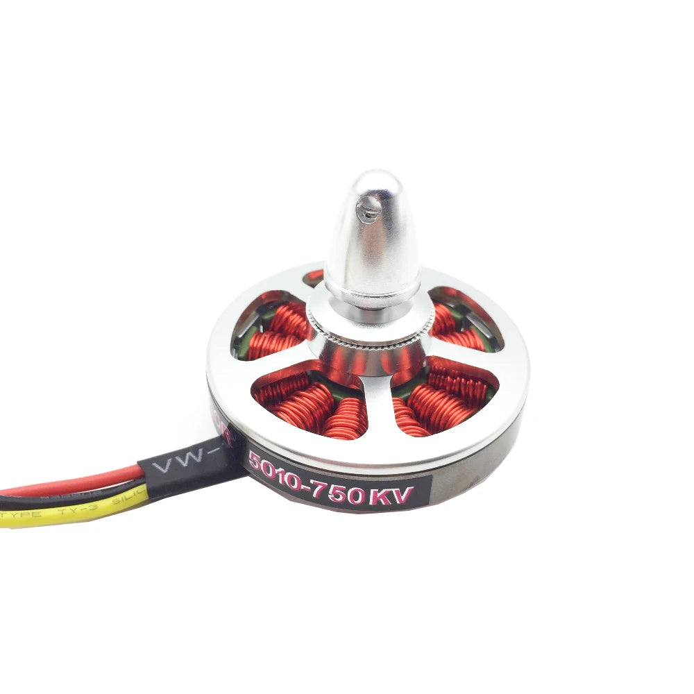 High-quality5010 360KV/750KV High Torque Brushless Motors For DIY 550mm 680mm 850mm MultiCopter QuadCopter Multi-axis aircraft 14 motor 5010 has stator plate id 0.20mm