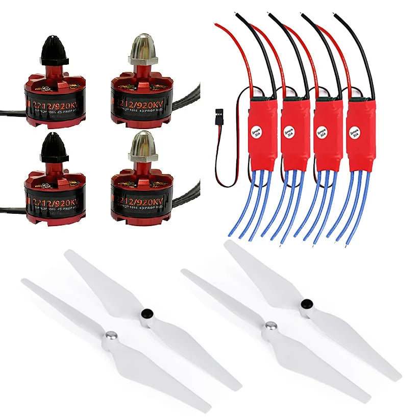 NEW 2212 920KV CW CCW Brushless Motor + 30A Simonk ESC W/ 5V 2A BEC + 9450 Propeller for F450 F550 Multi-Rotor Aircraft 18 any shutdown in a Multirotor = crash.