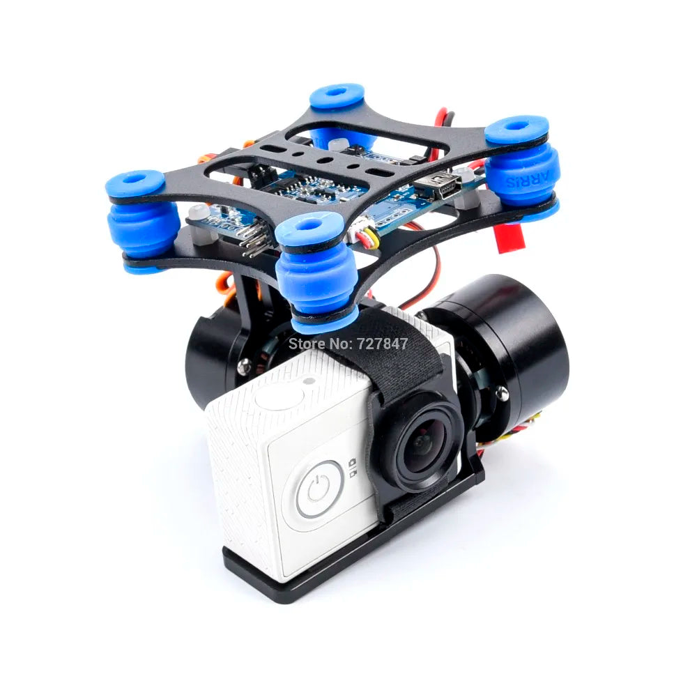 RTF 2 Axis Metal Brushless Gimbal, Features: Simple structure and light weight