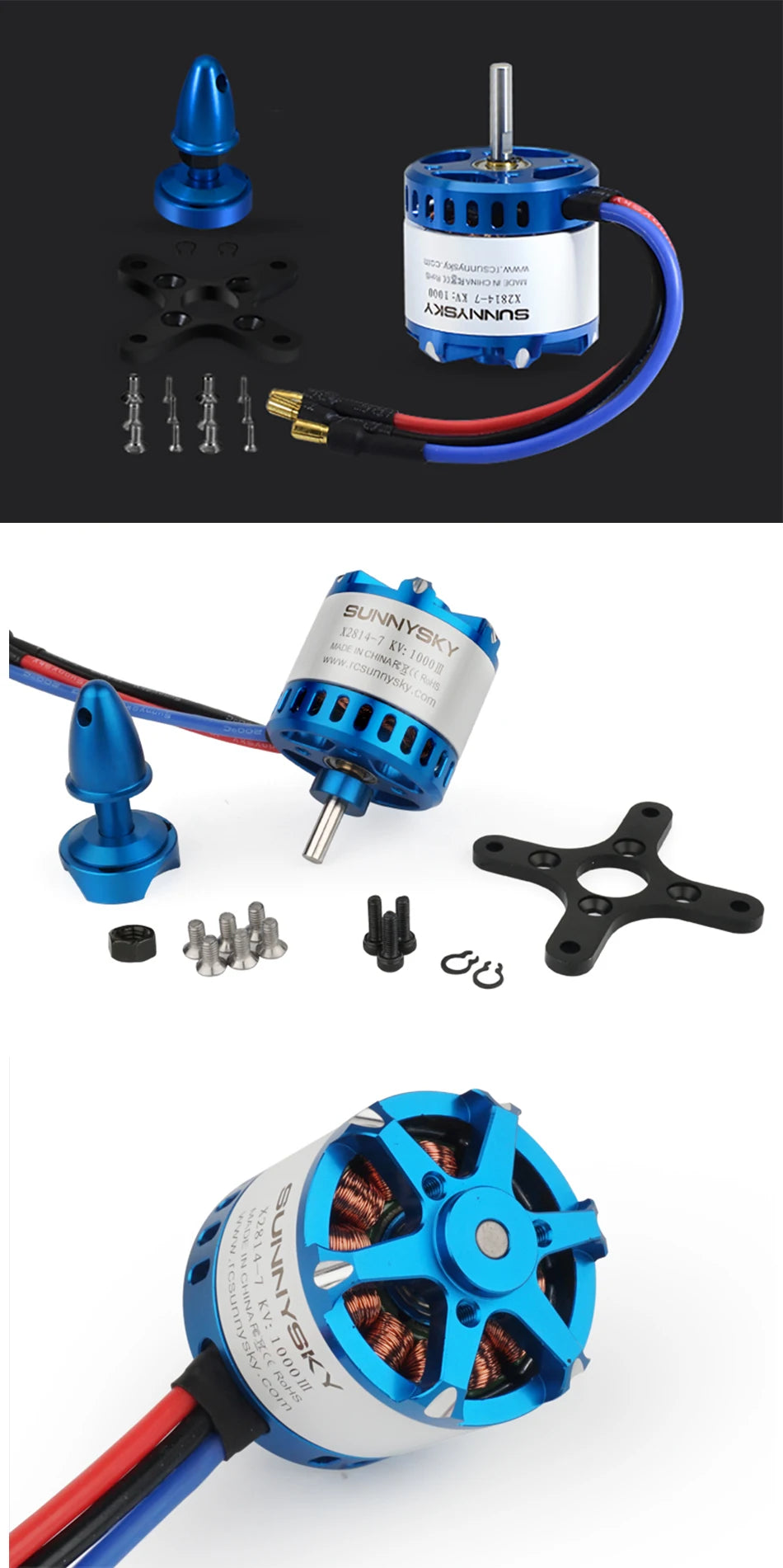SUNNYSKY X2814-III X2820-III, Motor RC Parts & Accs : Motors Quantity : 1