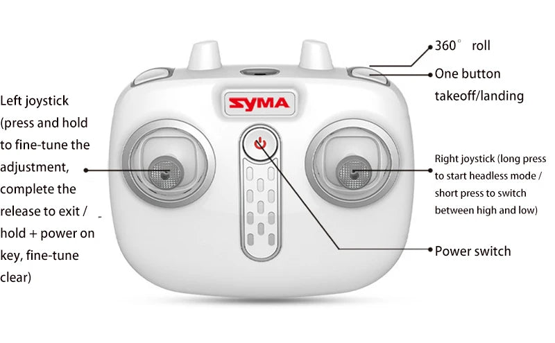 roll one button left joystick nyma takeoff/