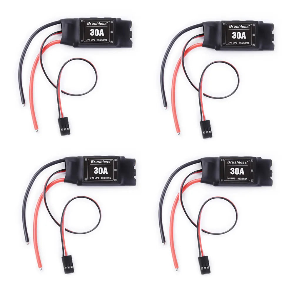 4pcs/lot XXD 30A 2-4S ESC. "Brushless Brushless" 30A 30A 1uo CECSuZ He