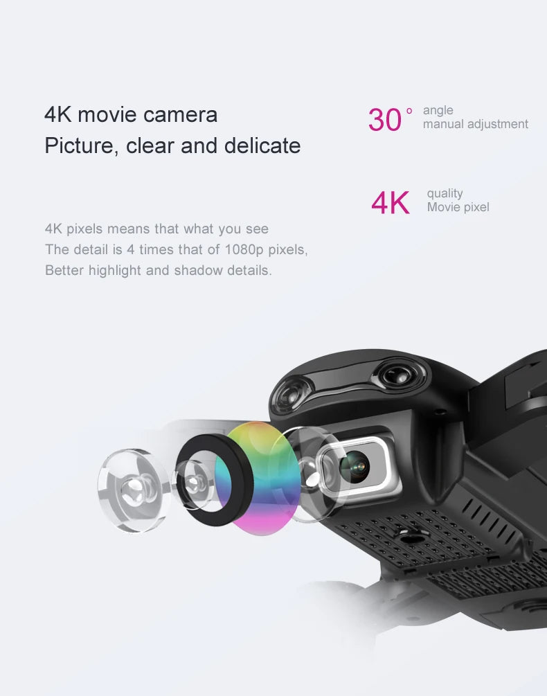 F6 Drone, 4k movie camera 30 aaleal adjustment picture, clear