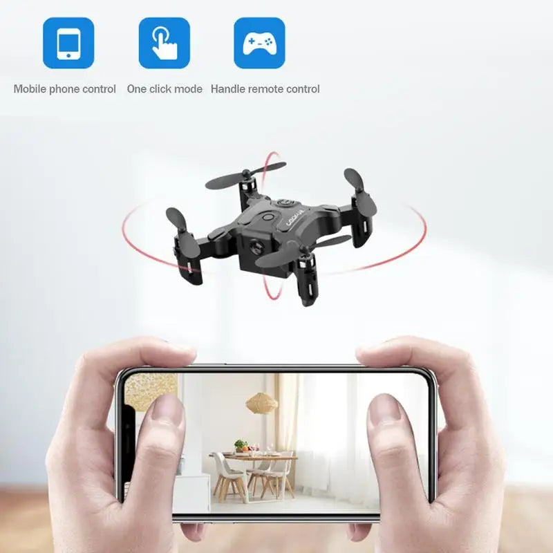 Mini Drone, mobile phone control one click mode handle remote