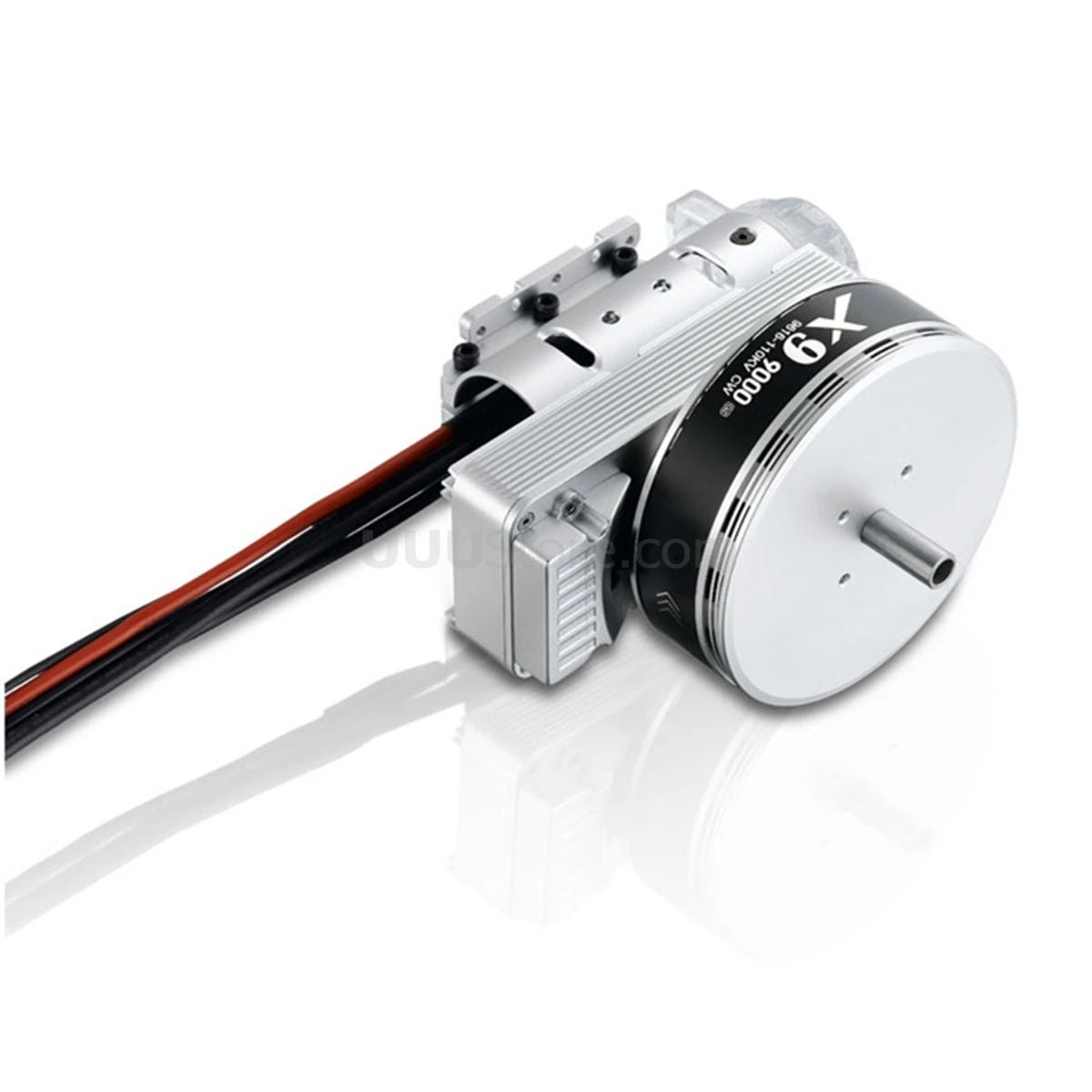 Hobbywing X9 Power System, motor boasts a large stator size (96x16mm), a KV