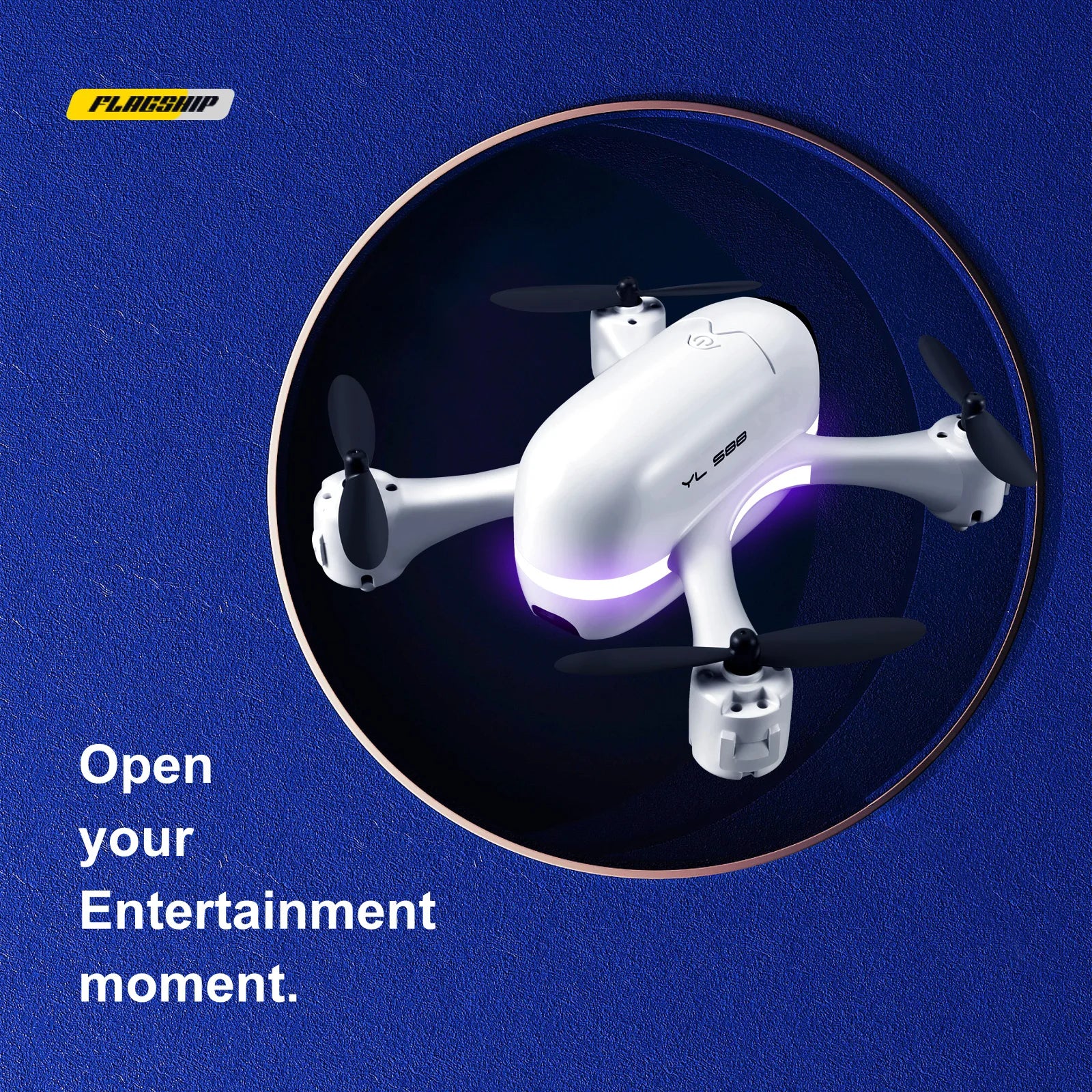 S88 Drone, flaeship open your entertainment moment: see y