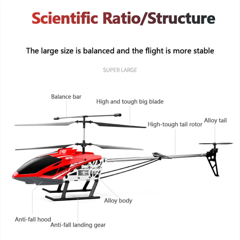 4DRC M4 RC Helicopter, The large size is balanced and the flight is more stable . super LARGE Balance bar