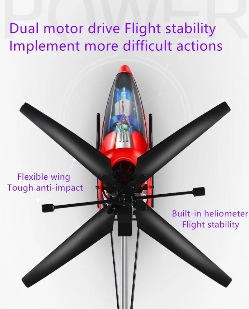 CH604 Rc Helicopter, Dual motor drive Flight stability Implement more difficult actions Flexible Tough anti-impact Built-in 