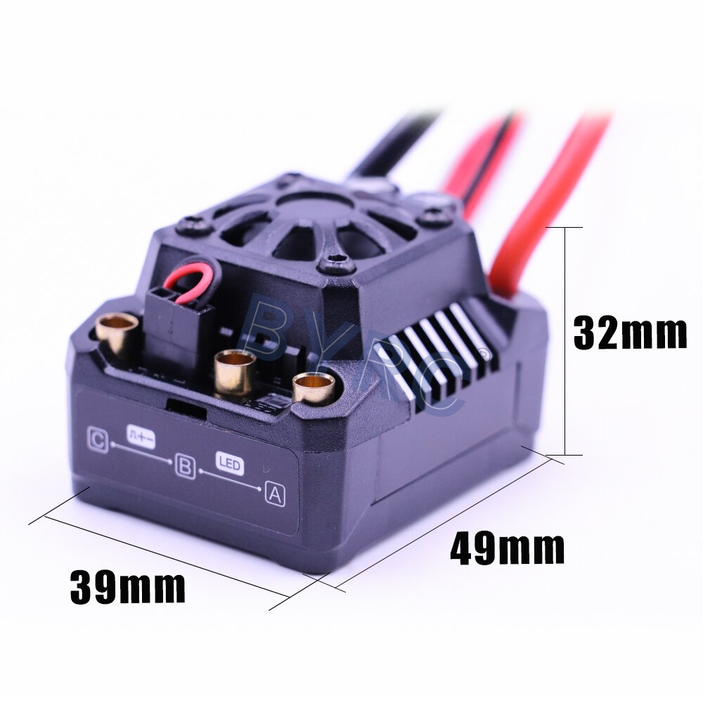 Hobbywing MAX10 SCT 120A RTR Fırçasız ESC - 1/10 SCT Kamyon