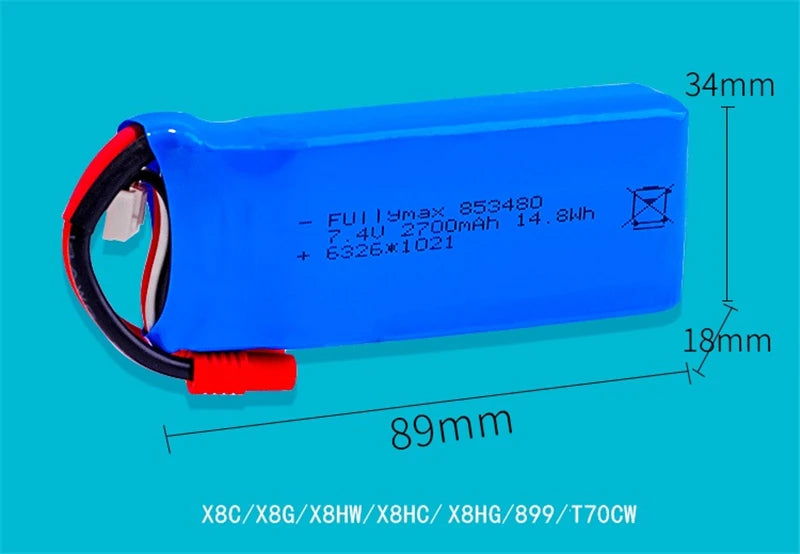 J1.jpg TERANTYBrand Capacity 2700mAh Continuous discharge rate 30C Burs