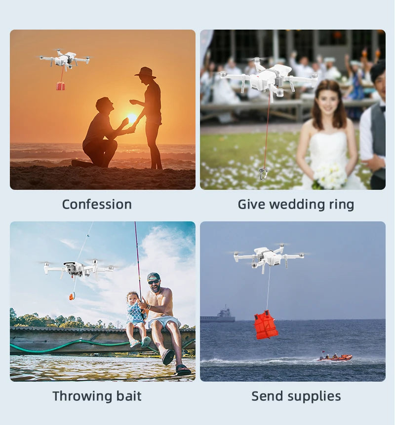 Confession Give wedding ring Throwing bait Send