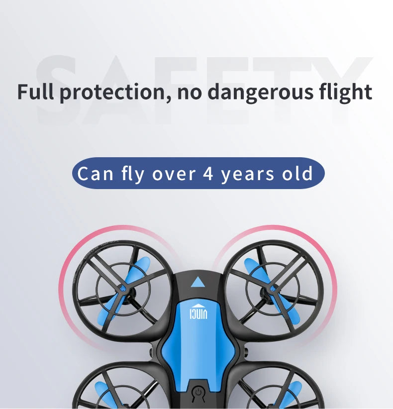 V8 Drone - 4K 1080P HD Camera WiFi Fpv Air Pressure Height Maintain Foldable Quadcopter RC Dron Toy Gift 31 V8 Drone, no dangerous flight can fly over 4 years old iiulo