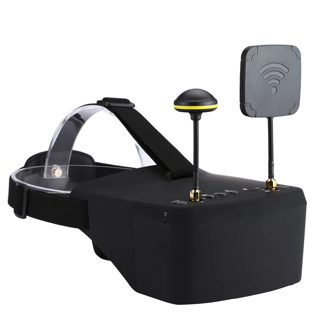 EV800D 5.8G 40CH FPV Goggles - 5 Inch 800*480 Video Headset HD DVR Diversity FPV Glasses With Battery For RC Model RC FPV Drone 14 EV800D 5.8G 40CH FPV Goggle, 5GHz, with RaceBand; Advanced auto-searching function and the working frequency show