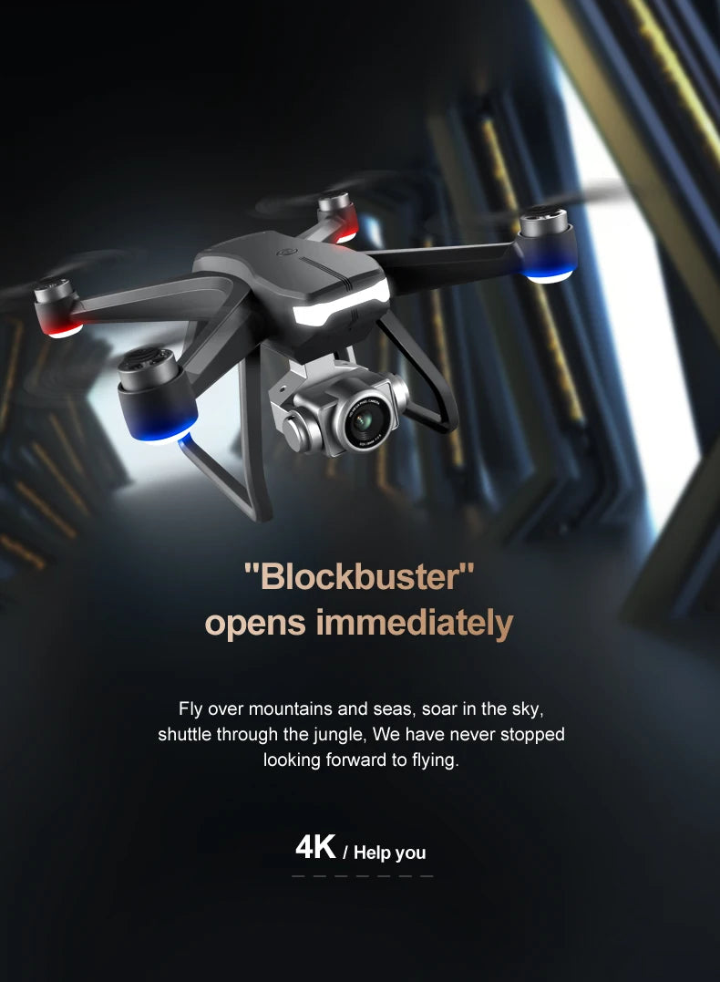 F11 PRO Drone, "Blockbuster" opens immediately Fly over mountains and seas, soar in the