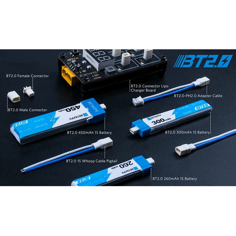 BETAFPV Cetus Pro Racing Drone - FPV Kit RTF Indoor Outdoor Frsky D8 VTX Lite Radio 2 SE Transmitter 5.8G 14DBI VR02 FPV Goggles 22 BETAFPV Cetus Pro Racing Drone, BT2 Female Connector BT2.0 Connector Lipo Charger Board BT2.