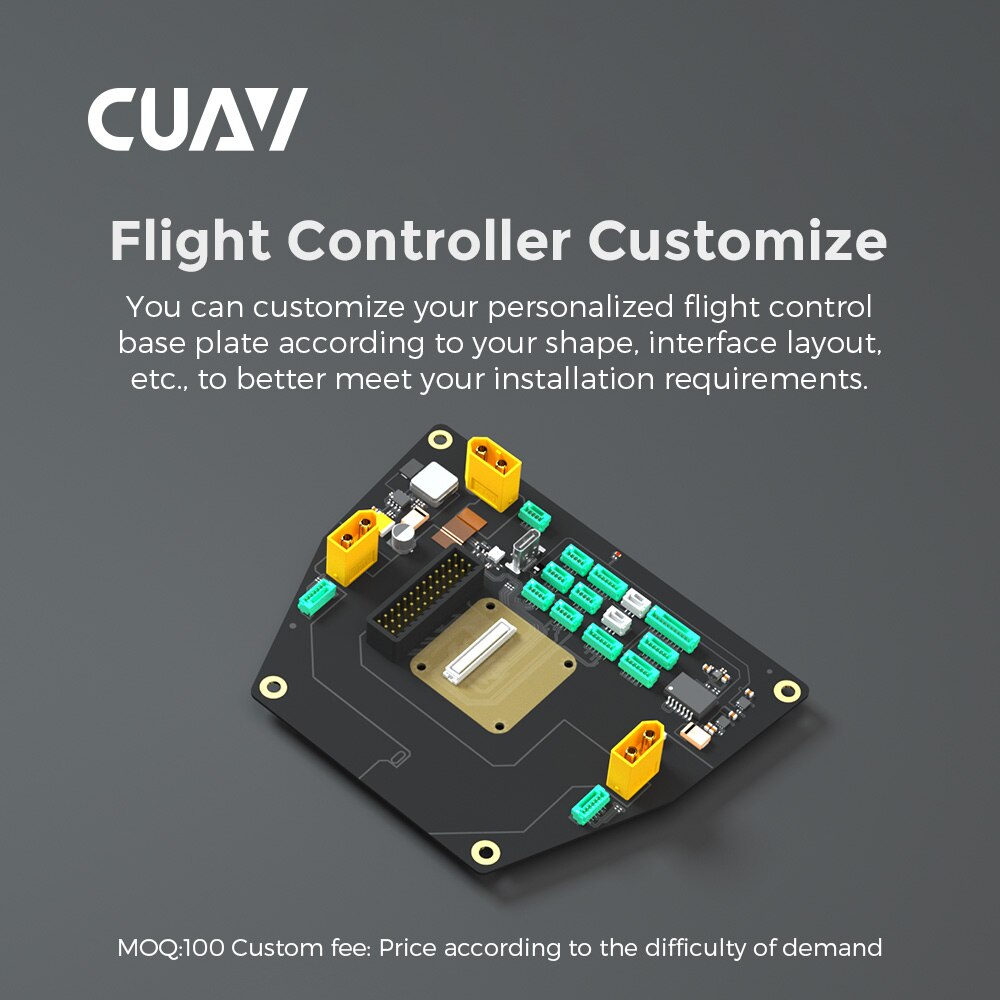 CUAV Open Source Aircraft Flight Controller, Custom fee based on the difficulty of demand . CUNV Flight Controller Customize Custom