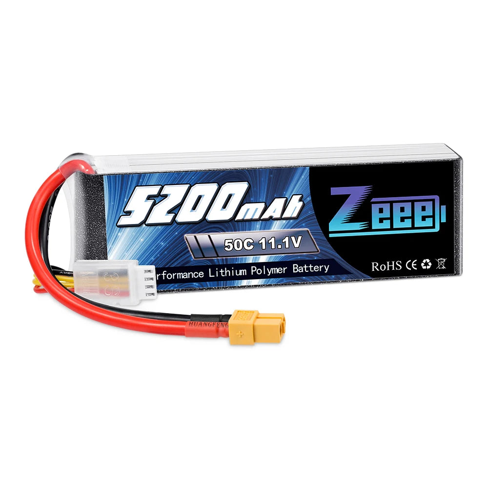 Zeee 3S Lipo Battery, Szodaat EBB 50C A1.1V Lithium Polyer Battery