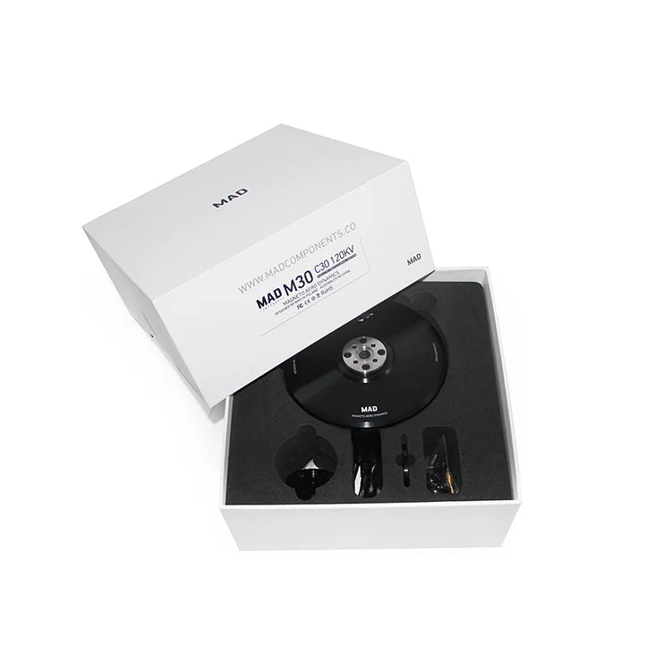 MAD 5015 IPE V3.0 VTOL Drone Motor, Brushless VTOL drone motor by MAD Components for aerial RC models with KV options from 150 to 420.