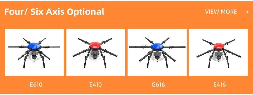 EFT E410P 10L Agriculture Drone, Four/ Six Axis Optional VIEW MORE E610 E410 G616 E