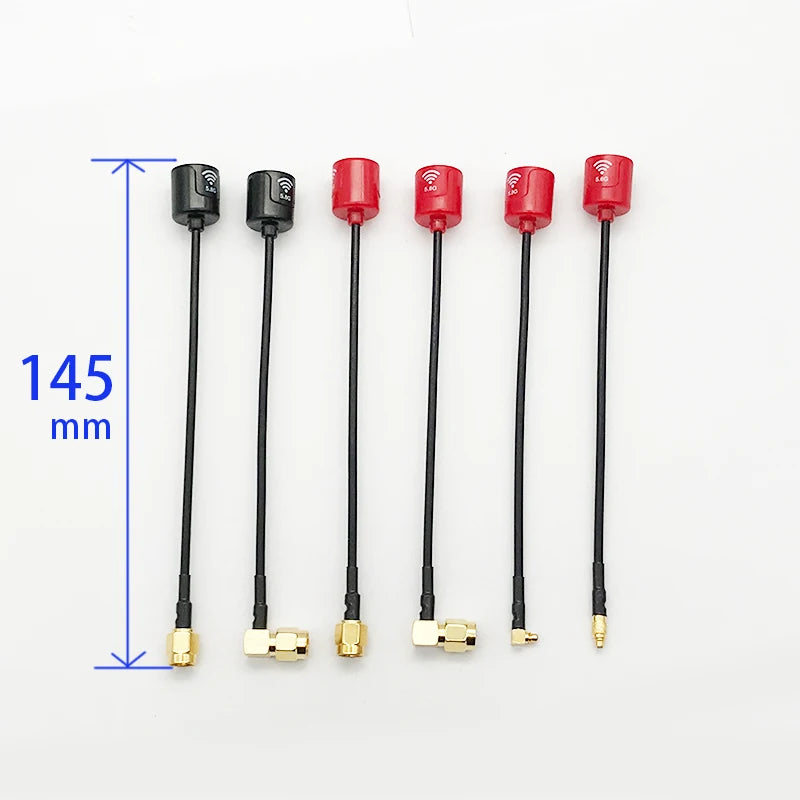 Lollipop 4 Smaller and lighter 5.8G 2.5dBi Gain RHCP Antenna SMA RP-SMA MMCX UFL Connector For RC FPV Racing Drone Model 6 Lollipop 4 5.8G 2.5dBi Gain RHCP Antenna