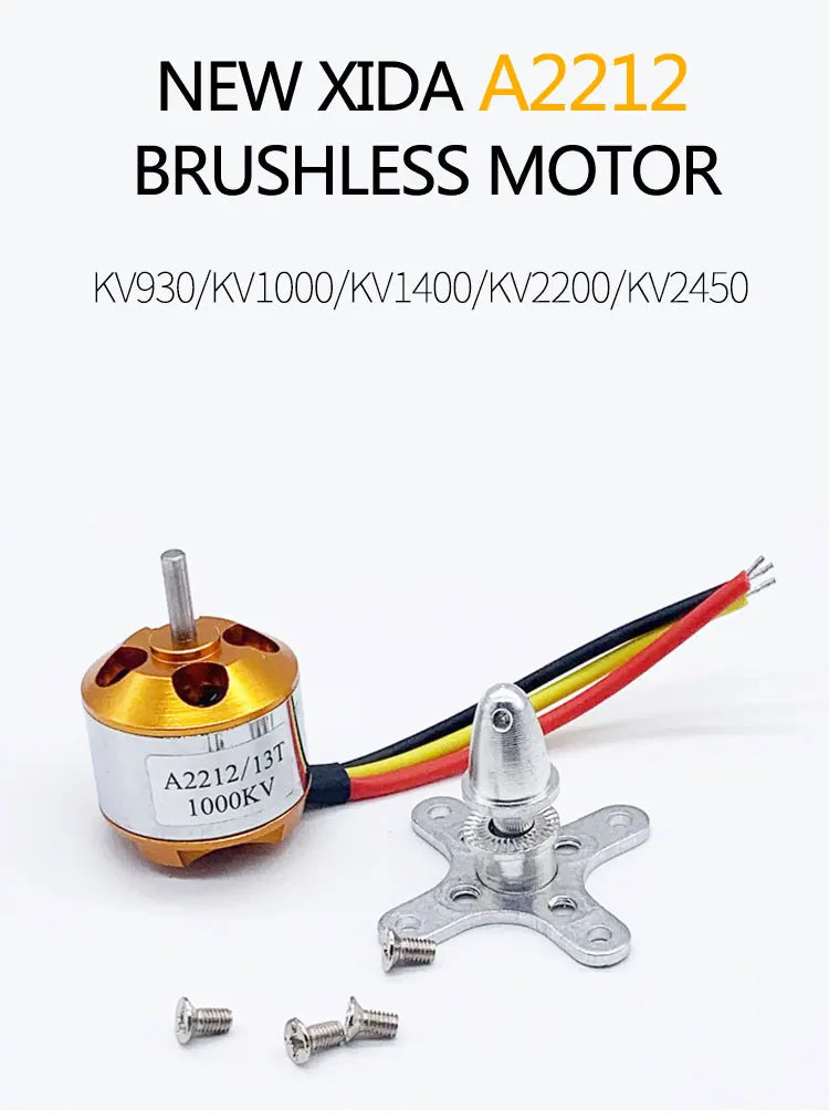 XXD A2212 930KV/1000KV/1400KV/2200KV/2700KV Brushless Motor for Quad rotor Multicopter and RC Aircraft 12 NEW XIDA A2212 BRUSHLESS MOTOR kvg3