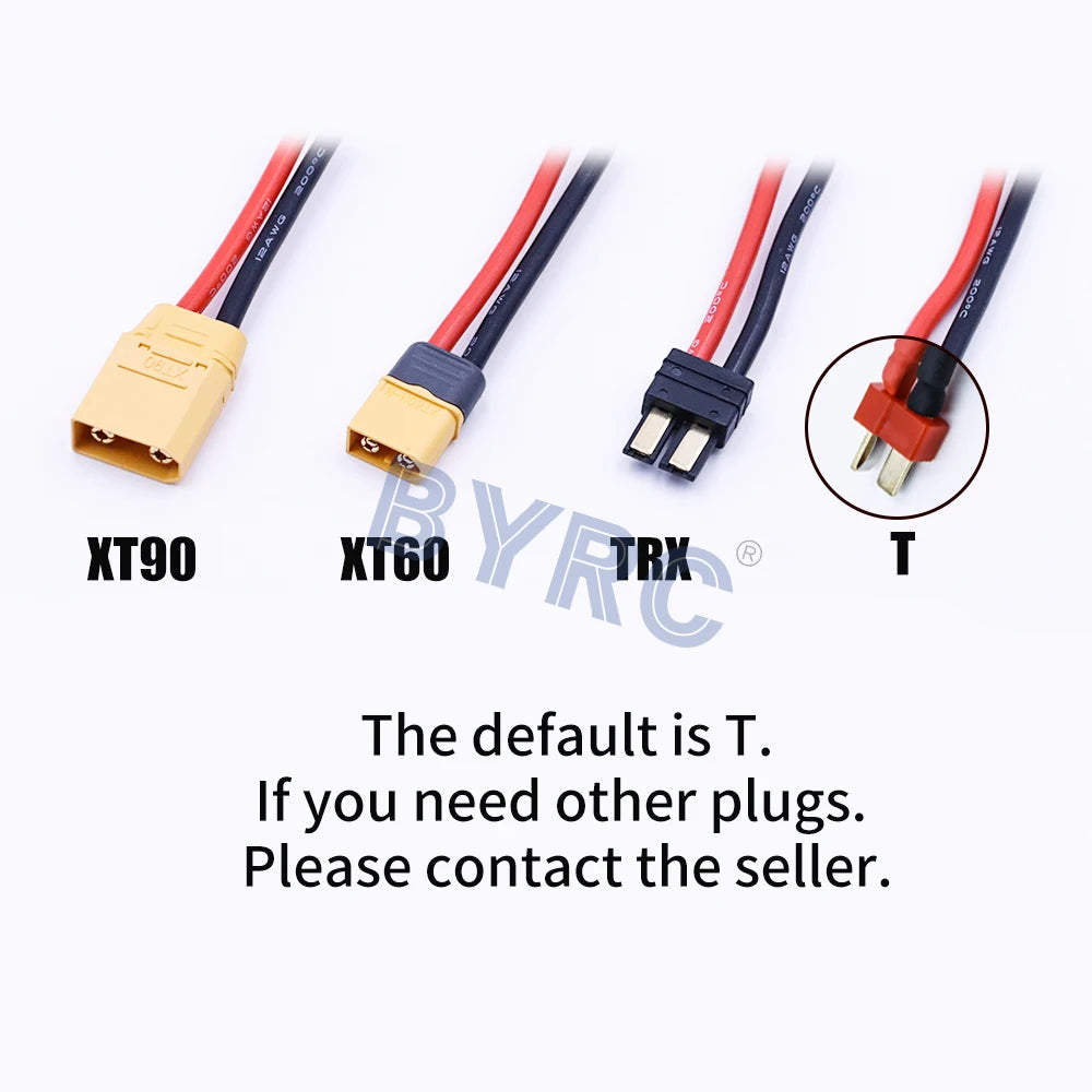 Default plug setting is 'T'. alternate plug types available upon request.