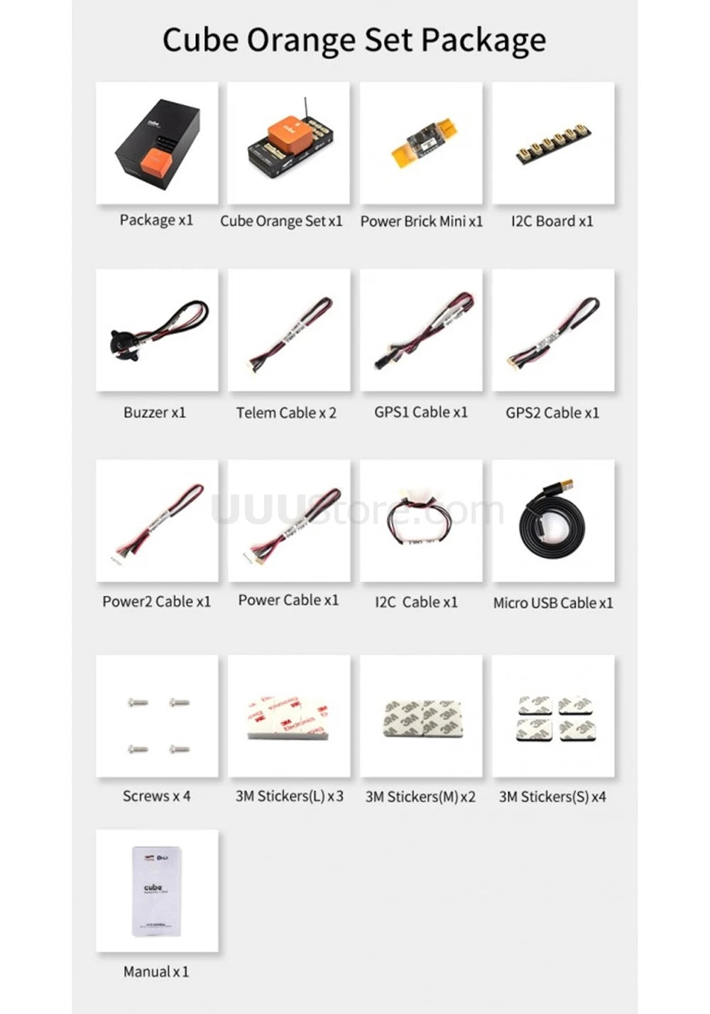 RFD900X Telemetry Radio Modem - With Hex upgrade orange cube Pixhawk2 Flight Control autopilot Here 3 CAN GNSS GPS module for fixed-wing drone 8 RFD900X Telemetry Radio Modem, Package Package xl Cube Orange Setxl Power Brick Minixl I2C