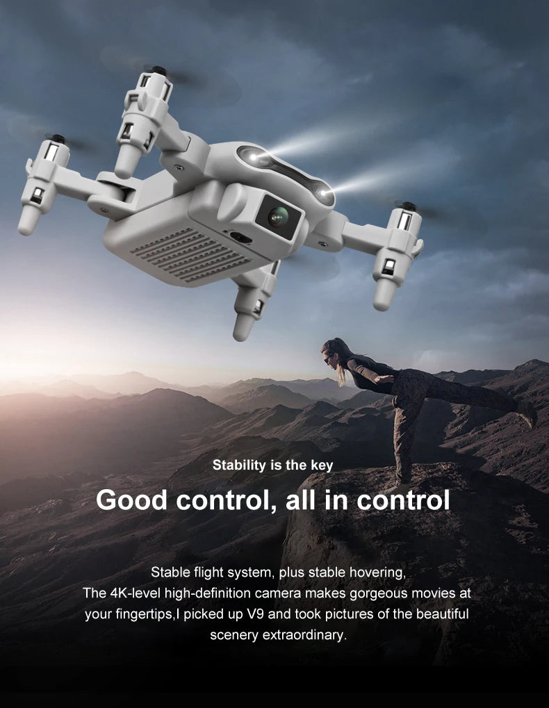 V9 RC Mini Drone, cnn's john sutter takes a
