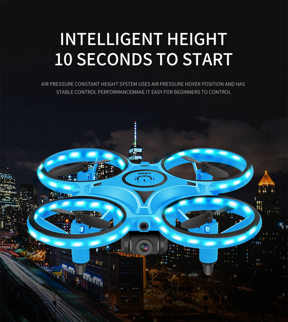 HGRC 2.4G Mini Watch RC Drone, INTELLIGENT HEIGHT 10 SECONDS TO START AIR PRES