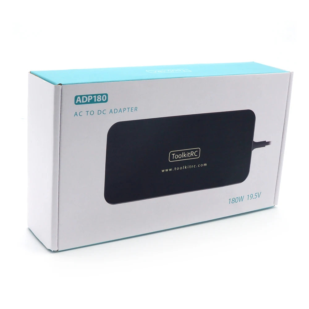ToolKitRC ADP180 - 180W 2.34A Power Supply with XT60 Output Adapter for RC iSDT GTPower HotRC SkyRC Drone Battery Chargers 14 ToolKitRC ADP180 - 180W 2.34A Power Supply, @DP18O AC To DC ADAPTER olkitrc com Tool