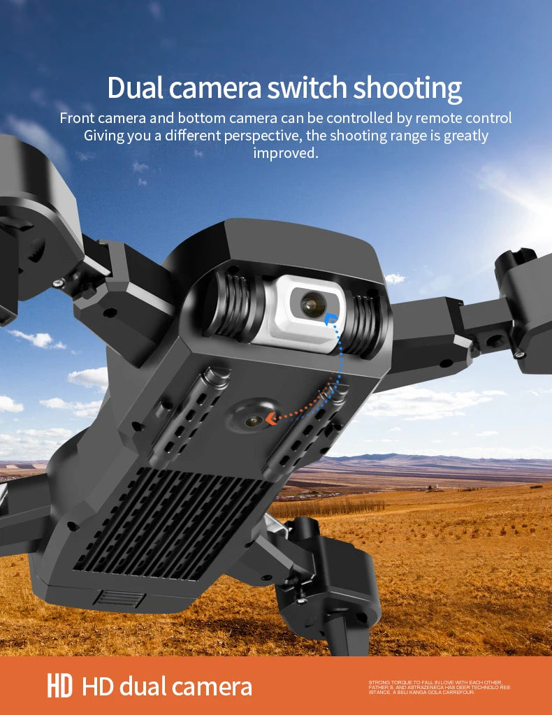 2024 NEW Drone, dual camera switch shooting front camera and bottom camera can be controlled by remote