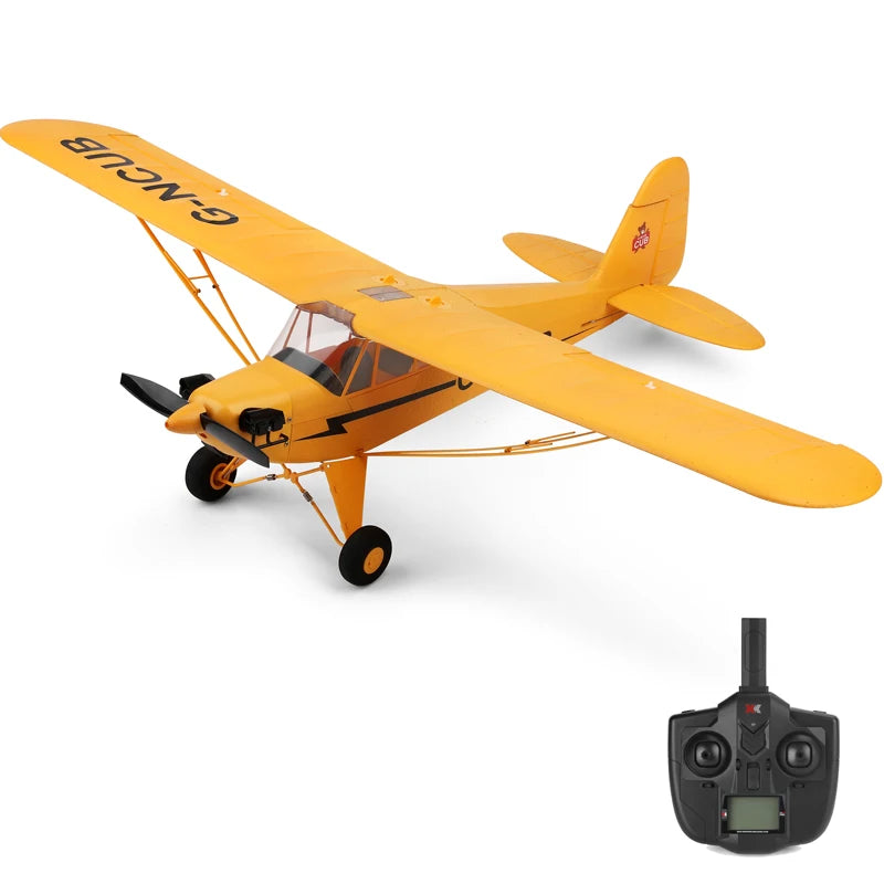 EPP 400mm P51D Mustang/F4U Corsair/T28 Trojan 4-Ch 2.4G 6-Axis Gyro Beginner Airplane With Xpilot Stabilizer RTF RC Plane 23 3-level flight control assists (Beginner level with full assist/ Intermediate with partial assist