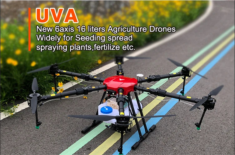 TYI 3W TYI6-16C 16L Agriculture Drone, UVA New 6axis 16 liters Agriculture Drones Widely for Seeding