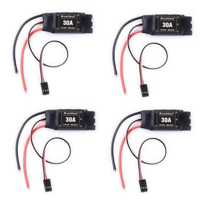 4pcs/lot XXD 30A 2-4S ESC Brushless Motor Speed Controller RC BEC ESC T-rex 450 V2 Helicopter Boat for FPV F450 Quadcopter Drone - RCDrone