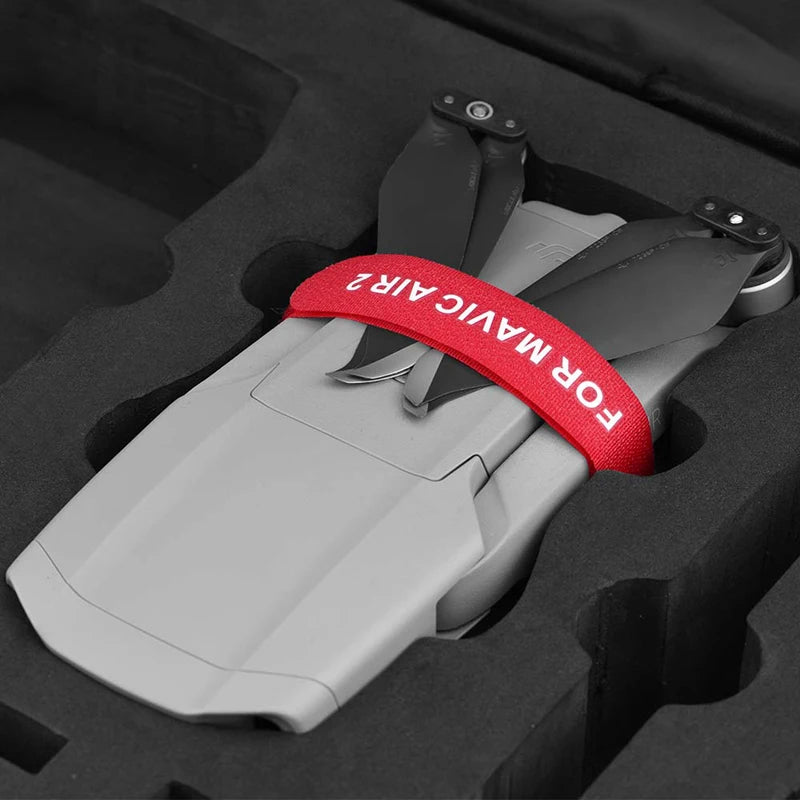 2pcs Propeller Blade Mount for DJI Mavic MINI Mavic AIR 2/2S Pro Platinum 2 Pro Zoom Drone Magic Tape Straps Loop Ties Accessory 28 2pcs Propeller, Velcro is easy to install, quick installation and removal when pulled apart
