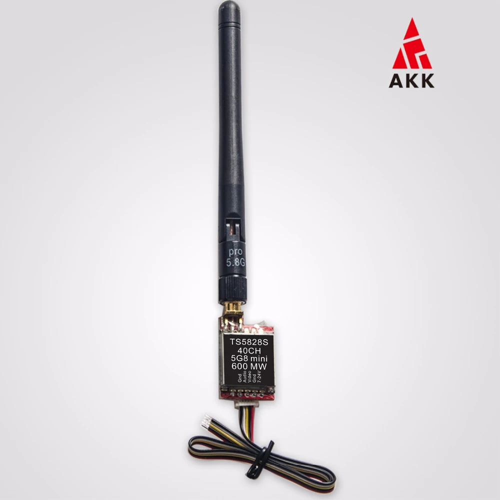 AKK TS5823L/TS5828L VTX - 5.8G FPV Audio Video Transmitter RP-SMA Female for Mini FPV Quadcopter 20 AKK TS5823L/TS5828L VTX, Specification: Output Impedance: 50 Ohm Video Format: NTSC/