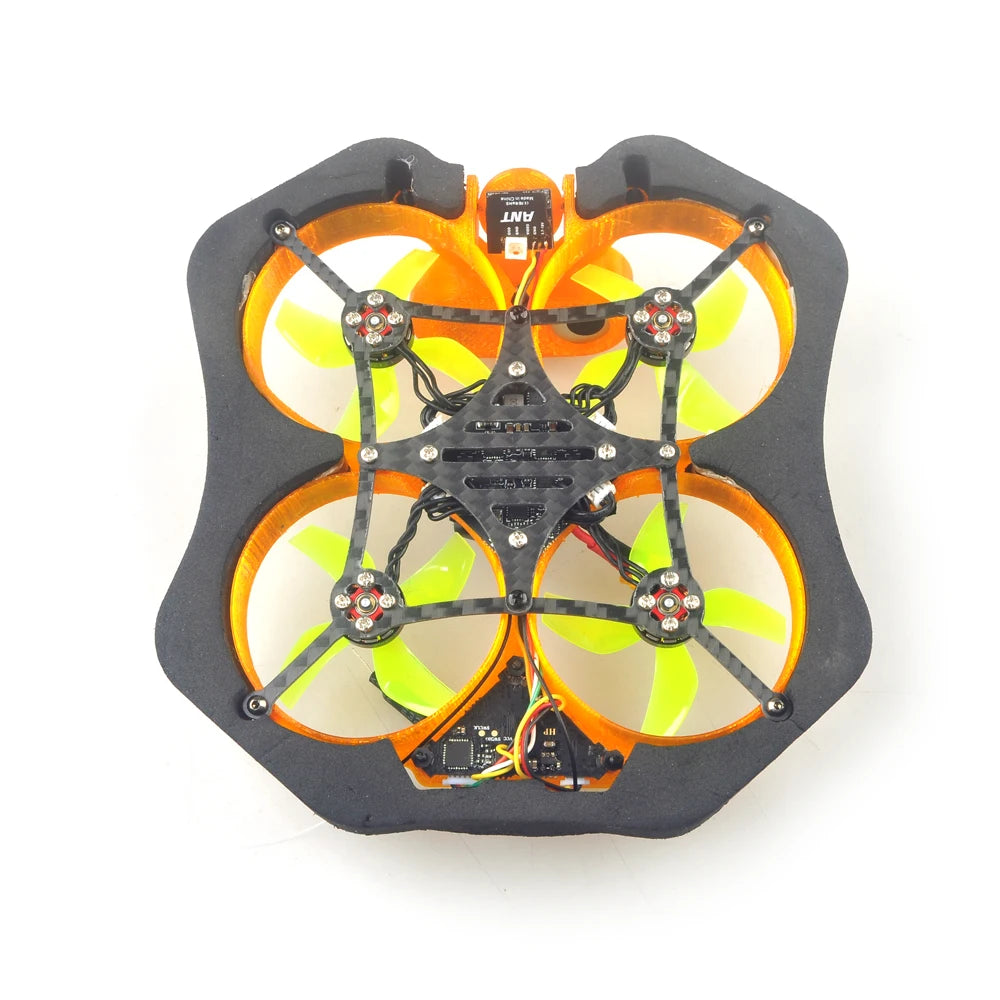 HappyModel CINE8 - CrazyF411 PRO 20A 400mW Caddx ANT 1200TVL EX1202.5 KV8000 2-3S 85mm Brushless Cinewhoop FPV DIY KIT Drone 12 HappyModel CINE8, Alternatively, you can use other compatible 2-3S LiPo batteries .