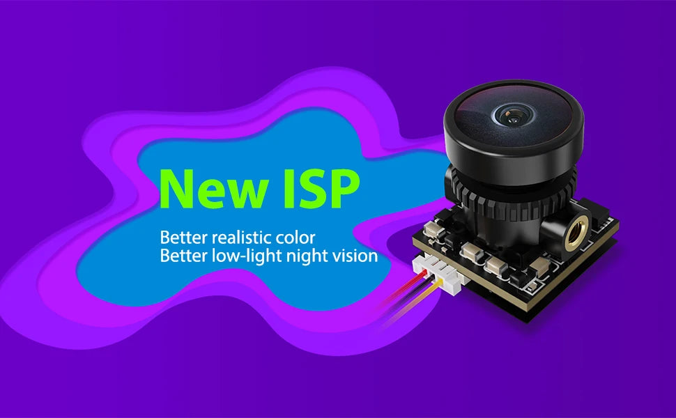 RunCam Nano4 Analog Camera, New ISP Better low-light night vision .
