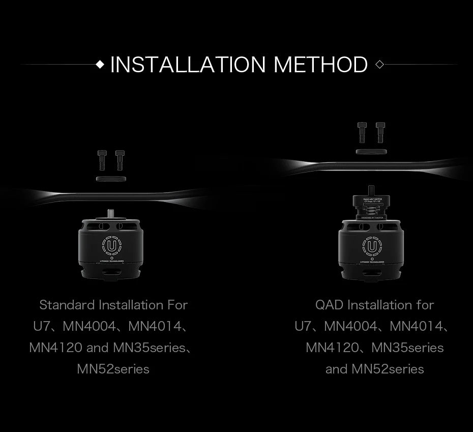 T-Motor P17x5.8 CF Prop, MN4004 MN4014 MN4120 and MN3Sseries