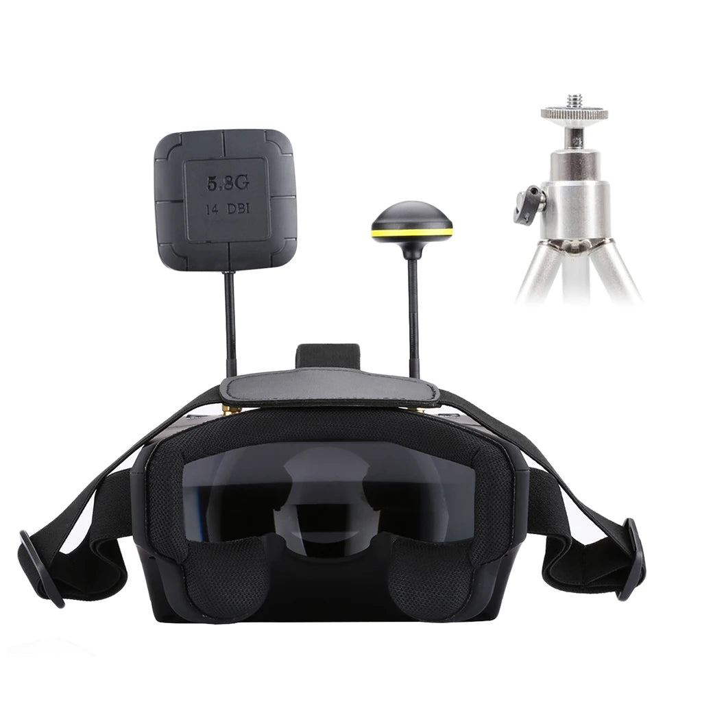 EV800D 5.8G 40CH FPV Goggle, 5GHz, with RaceBand; Advanced auto-searching function and the working frequency show