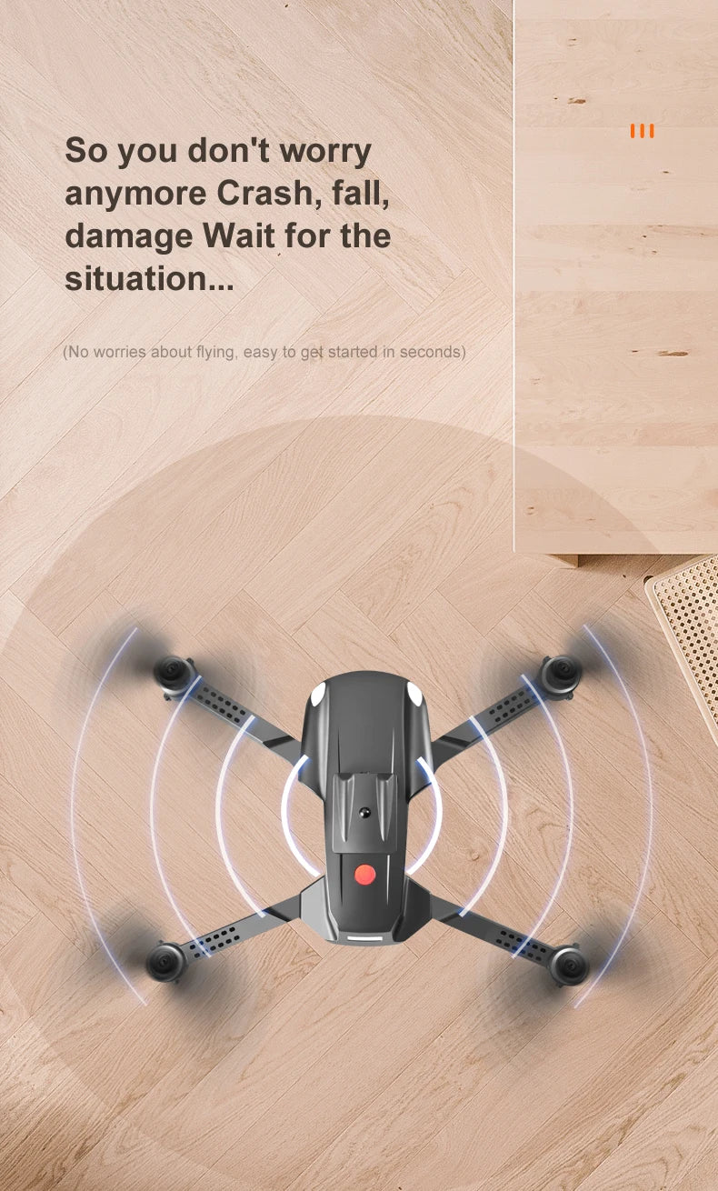 JINHENG K105 Max Drone, no worries about flying, easy t0 get started in seconds 