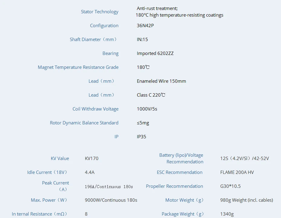T-motor, Class C 2208 Coil Withdraw Voltage Oooviss Rotor Dynamic