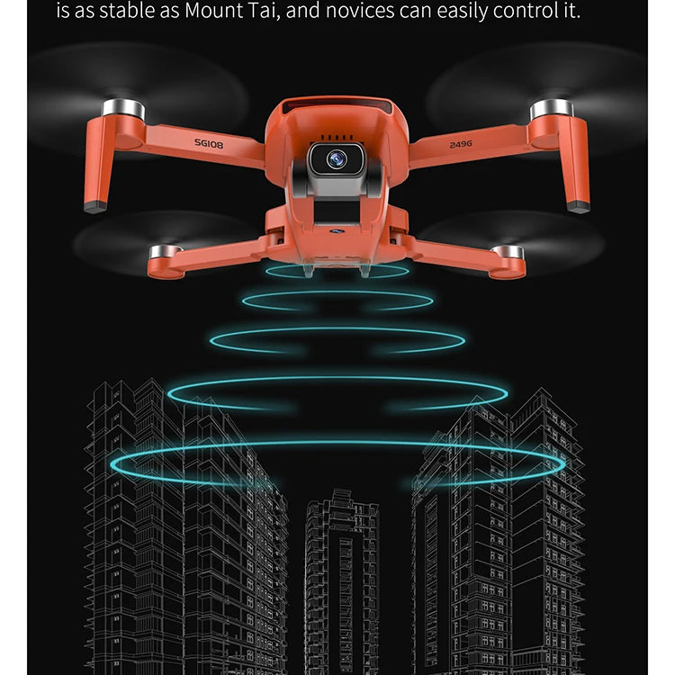 G108 Pro MAx Drone, is as stableas Mount Tai, and novices can easily control it.