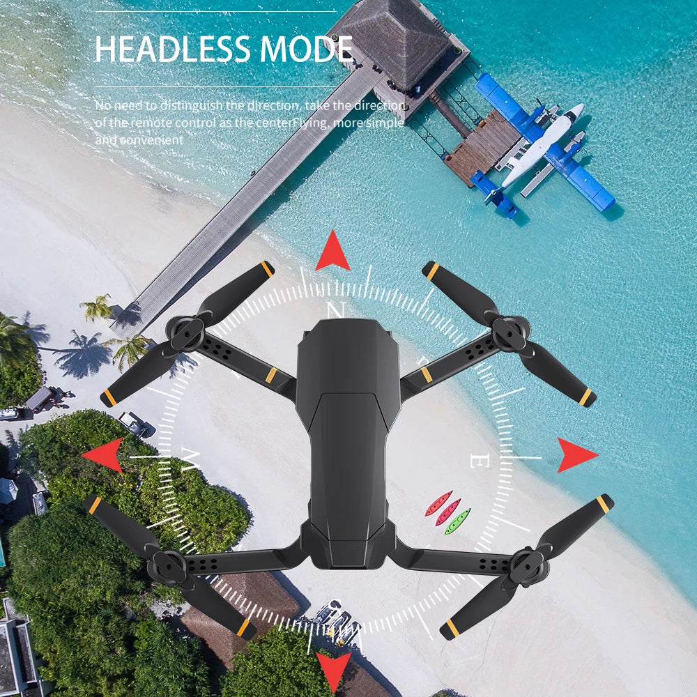GD89 PRO Drone - with 4K Camera Optical Flow Mode Dual Camera Flight Sensor Headless 3D Flip RC Quadcopter 18 GD89 PRO Drone, headless mode noneed t0 distinguish thp direction;